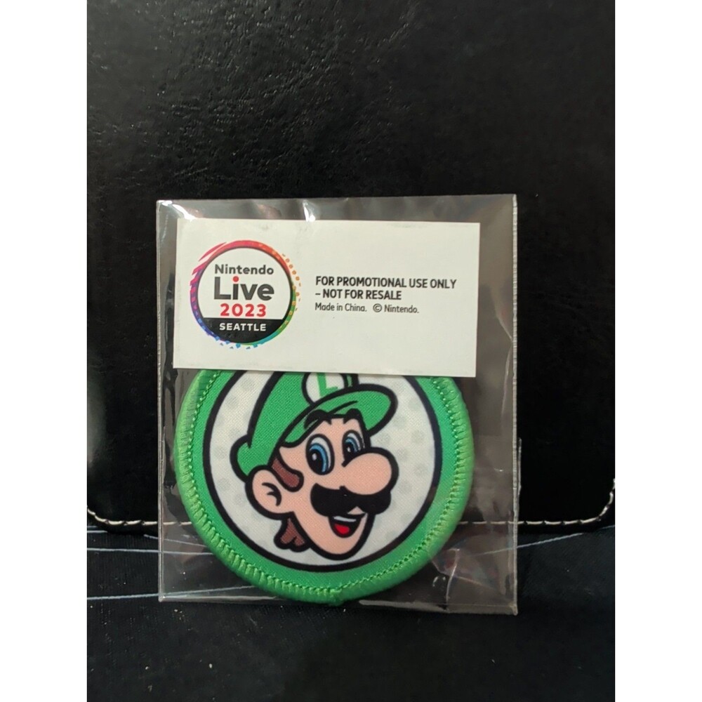 Nintendo Live Seattle 2023 Exclusive Luigi Patch - Forgotten Land New Sealed